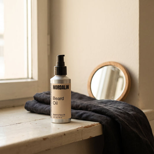 Nordalin Beard & Face Oil in an everyday setting