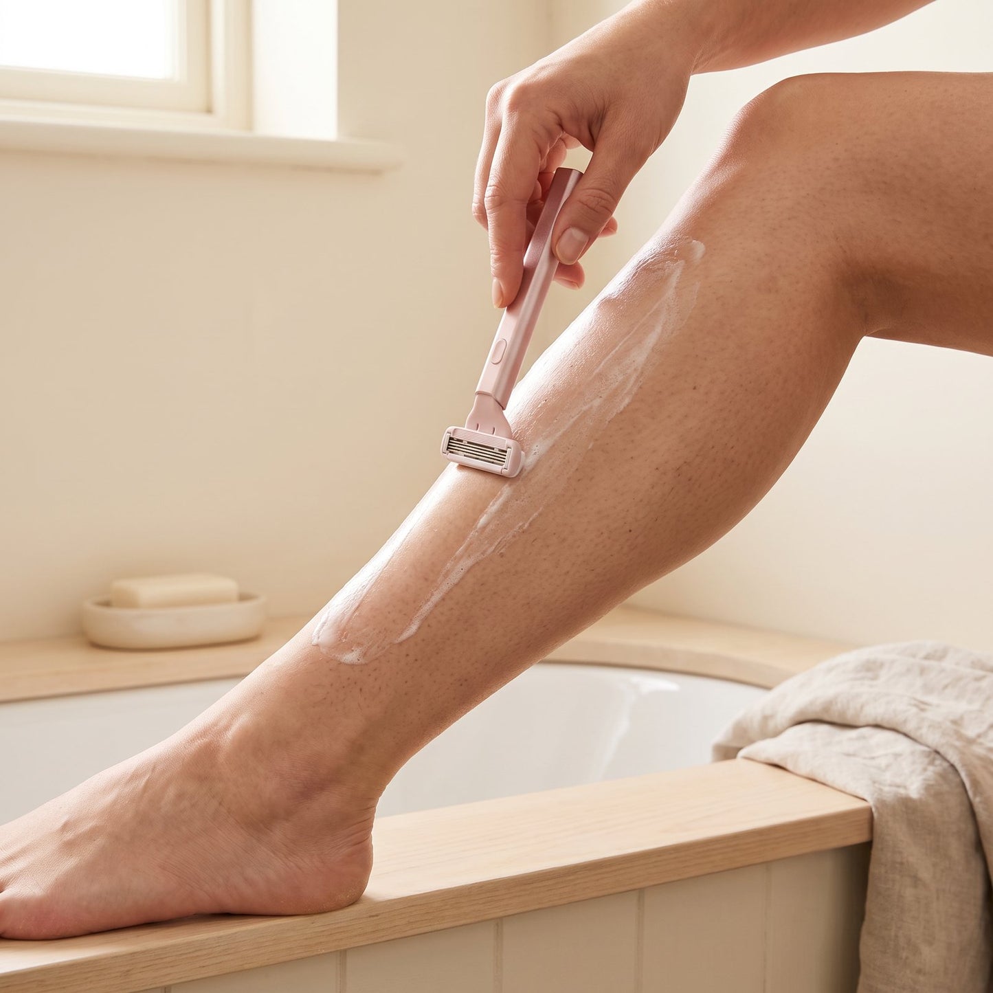 Nordalin Body Razor in use