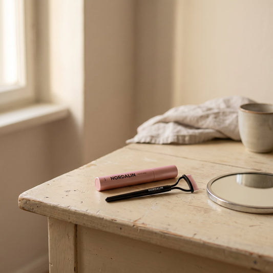 Nordalin Lash Comb & Mascara in an everyday setting