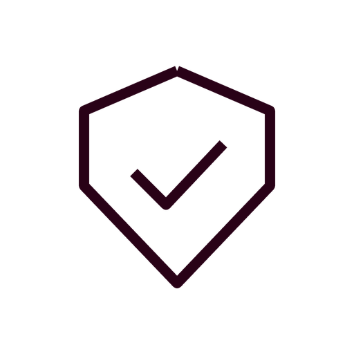 Shield with a check mark